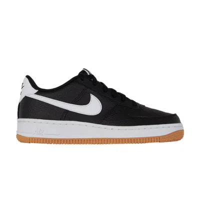 Pre-owned Nike Air Force 1 Low Gs 'black Gum' | Kid's Size 6