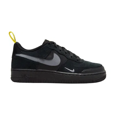 Pre-owned Nike Air Force 1 Low Gs 'cut Out Swoosh - Grey' | Kid's Size 4.5 In Gray