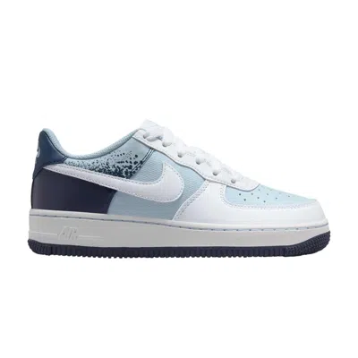 Pre-owned Nike Air Force 1 Low Gs 'light Armory Blue' | Kid's Size 5.5