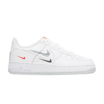 Pre-owned Nike Air Force 1 Low Gs 'multi-swoosh' | White | Kid's Size 7