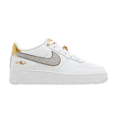 Pre-owned Nike Air Force 1 Low Gs 'nola' | White | Kid's Size 5