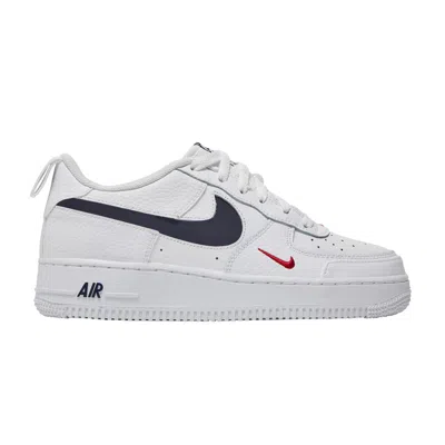 Pre-owned Nike Air Force 1 Low Gs 'patriots' | White | Kid's Size 4.5