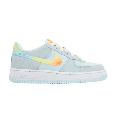 Pre-owned Nike Air Force 1 Low Gs 'playground Pack' | Blue | Kid's Size 4