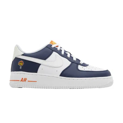 Pre-owned Nike Air Force 1 Low Gs 'uv Reactive' | Blue | Kid's Size 3.5