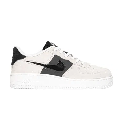 Pre-owned Nike Air Force 1 Low Gs 'white Iron Grey' | Kid's Size 7