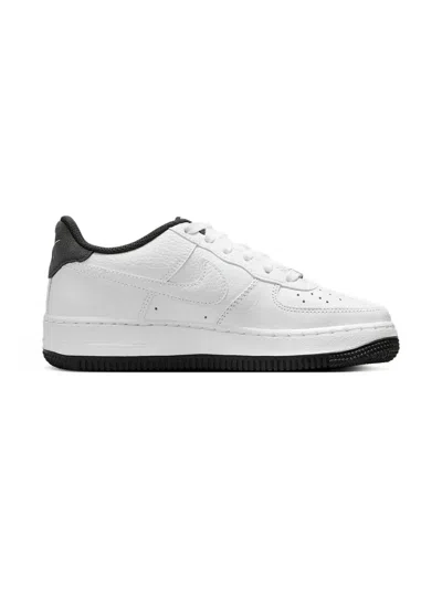 Nike Kids' Air Force 1 Low Gs "white/anthracite" Sneakers