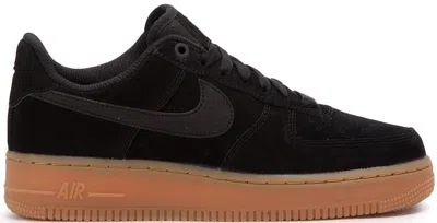 Pre-owned Nike Air Force 1 Low Gum (women's) Sneakers In Black/gum Medium Brown In Multi