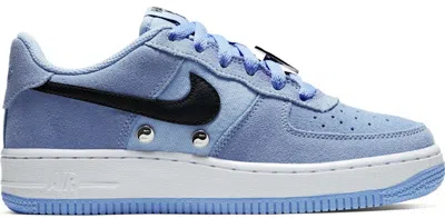 Pre-owned Nike Air Force 1 Low Have A  Day Indigo Fog Sneakers In Aluminum/black/white