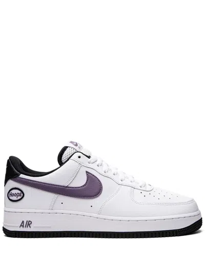 Nike Air Force 1 Low Sneakers In White/canyon Purple-black-whit