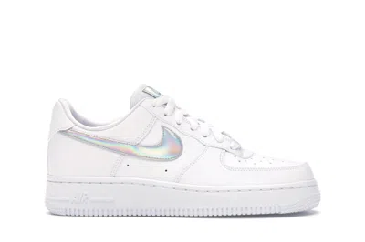 Pre-owned Nike Air Force 1 Low Irisdescent (women's) Sneakers In White