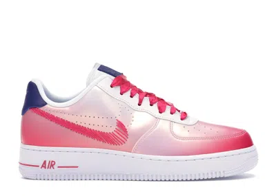 Pre-owned Nike Air Force 1 Low Kay Yow (women's) Sneakers In White/pink Foam/regency Purple In Multi