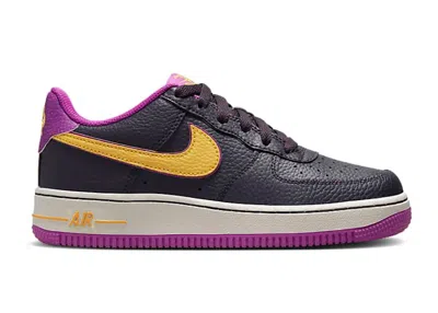 Pre-owned Nike Air Force 1 Low Lakers Sneakers In Cave Purple/light Bone/vivid Purple