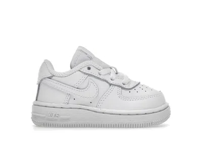 Pre-owned Nike Air Force 1 Low Le Triple Sneakers In White