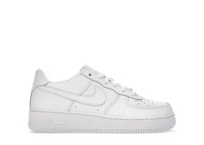 Pre-owned Nike Air Force 1 Low Le Triple Sneakers In White