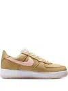 Nike Low-top Rubber Sole Sneakers With Contrast Stitching In Brown