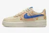 Nike Air Force 1 Low 'los Angeles' Dv4141-100 Men's Casual Sneaker Shoes 4 Zj12 In Yellow