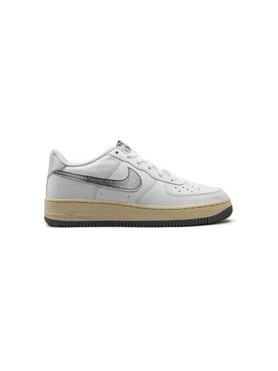 Nike Kids' Air Force 1 Low Lv8 3 "white Smoke Gray" Sneakers