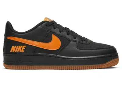 Pre-owned Nike Air Force 1 Low Lv8 Goretex Ceramic Sneakers In Black/bright Ceramic/cool Grey