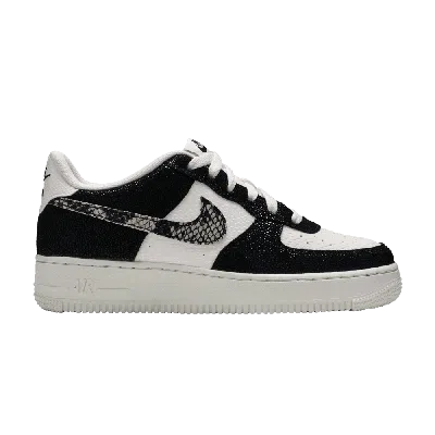 Pre-owned Nike Air Force 1 Low Lv8 Gs 'snakeskin' In White