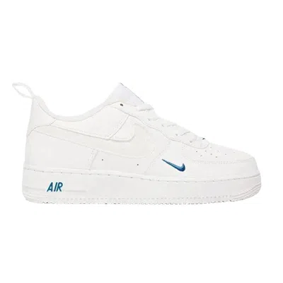Pre-owned Nike Air Force 1 Low Lv8 Gs 'white Blue' | Kid's Size 5