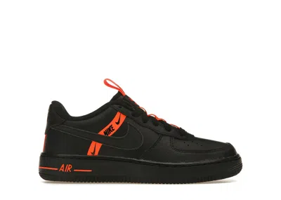 Pre-owned Nike Air Force 1 Low Lv8 Ksa Worldwide Pack Sneakers In Black/total Orange In Multi
