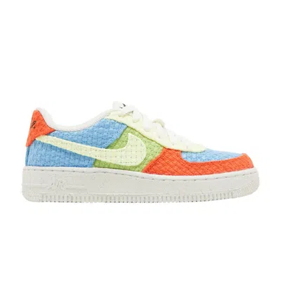 Pre-owned Nike Air Force 1 Low Lv8 Next Nature Gs 'hemp - Multi' | Multi-color | Kid's Size 5.5