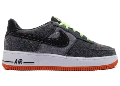 Pre-owned Nike Air Force 1 Low Lv8 Sneakers In Black/ghost Green/starfish In Multi