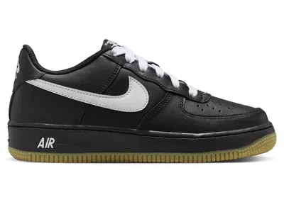 Pre-owned Nike Air Force 1 Low Lv8 Sneakers In Black/gum Light Brown/white In Multi