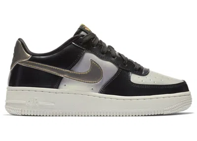 Pre-owned Nike Air Force 1 Low Lv8 Sneakers In Metallic Cool Grey/metallic Gold In Multi