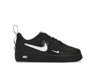 Pre-owned Nike Air Force 1 Low Lv8 Utility Sneakers In Black/white In Multi