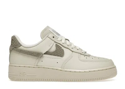 Pre-owned Nike Air Force 1 Low Lxx Python (women's) Sneakers In Sea Glass/light Army