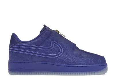 Pre-owned Nike Air Force 1 Low Lxx Zip Serena Williams (women's) Sneakers In Lapis/metallic Gold