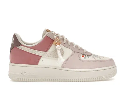 Pre-owned Nike Air Force 1 Low Mushroom (women's) Sneakers In Sail/pink Foam/elemental Pink In Multi