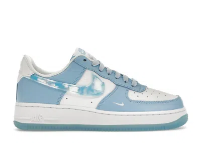 Pre-owned Nike Air Force 1 Low Nail Art (women's) Sneakers In White/blue In Multi