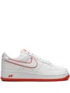 Nike Air Force 1 Low "picante Red" Sneakers In White