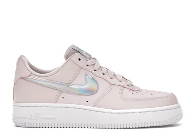 Pre-owned Nike Air Force 1 Low Pink Iridescent (women's) Sneakers In Barely Rose/white
