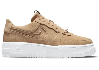 Pre-owned Nike Air Force 1 Low Pixel (women's) Sneakers In Hemp In Brown