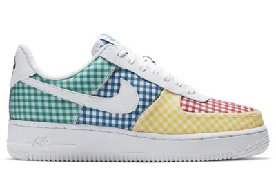 Pre-owned Nike Air Force 1 Low Qs Gingham Pack (women's) Sneakers In White