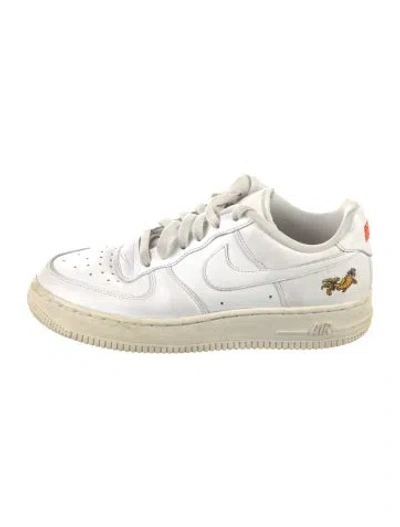Pre-owned Nike Air Force 1 Low Qs "nai-ke - Chinese New Year" Athletic Sneakers In White