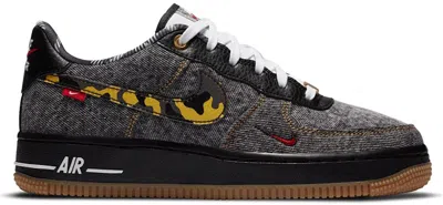 Pre-owned Nike Air Force 1 Low Remix Sneakers In Black