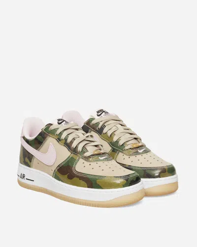 Nike Air Force 1 Low Retro Sneakers Desert Khaki / Pink Foam In Multi