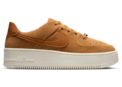 Pre-owned Nike Air Force 1 Low Sage (women's) Sneakers In Desert Ochre/pale Ivory