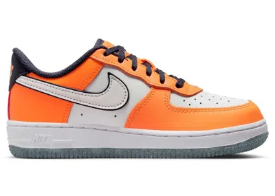 Pre-owned Nike Air Force 1 Low Se Clownfish Sneakers In Vivid Orange/gridiron/university Blue