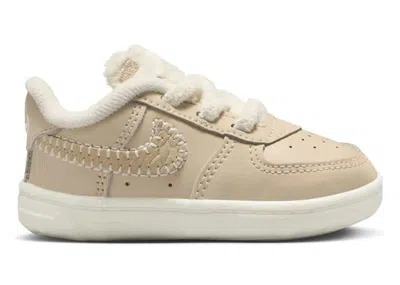 Pre-owned Nike Air Force 1 Low Se Pale Ivory Sneakers In Sanddrift/sail/dark Raisin