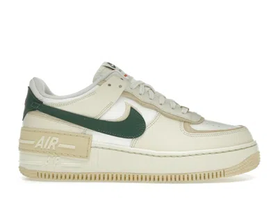 Pre-owned Nike Air Force 1 Low Shadow Fir (women's) Sneakers In Coconut Milk/campfire Orange/pale Vanilla In Multi
