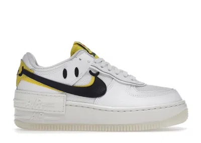 Pre-owned Nike Air Force 1 Low Shadow Go The Extra Smile (women's) Sneakers In White/yellow Strike/team Orange