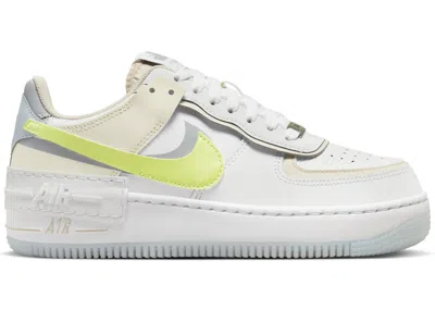 Pre-owned Nike Air Force 1 Low Shadow Lemon Twist (women's) Sneakers In White/light Lemon Twist/wolf Grey In Multi