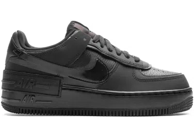 Pre-owned Nike Air Force 1 Low Shadow Triple (women's) Sneakers In Black/anthracite/velvet Brown