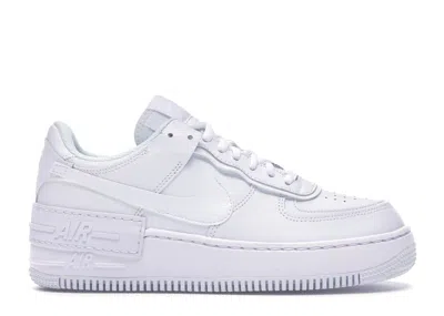 Pre-owned Nike Air Force 1 Low Shadow Triple (women's) Sneakers In White