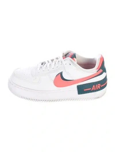 Pre-owned Nike Air Force 1 Low Shadow White Solar Red Sneakers